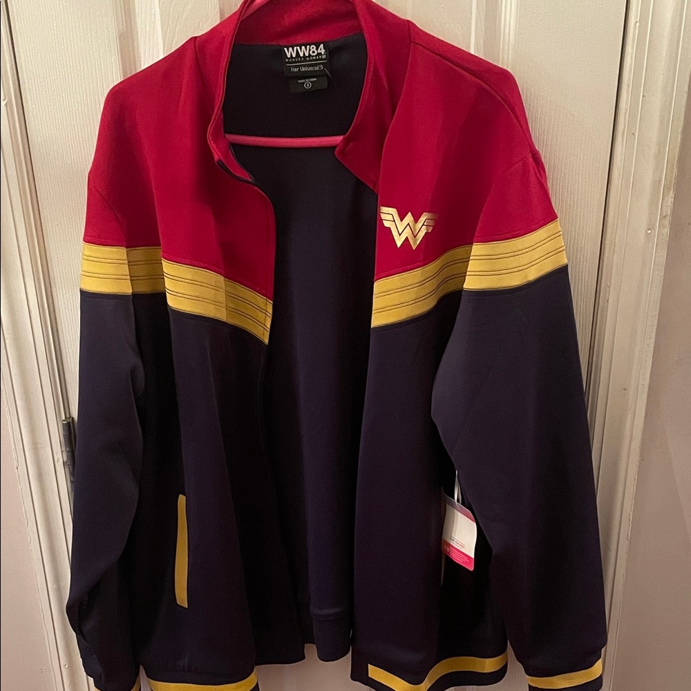 Her Universe Red and Gold WW84 Track Jacket